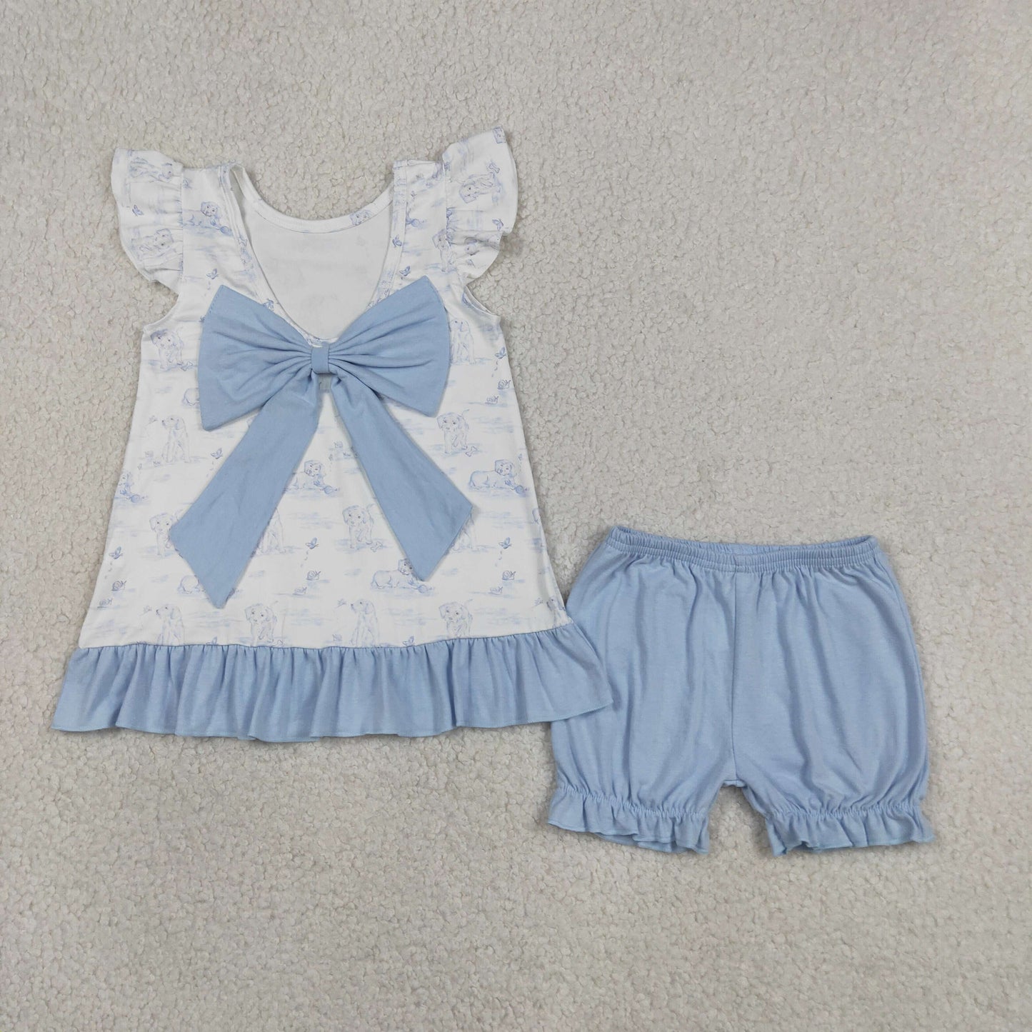 dog and butterfly bloomer outfit