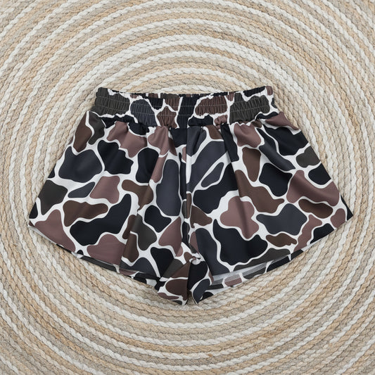 SS0582 camo butterfly shorts