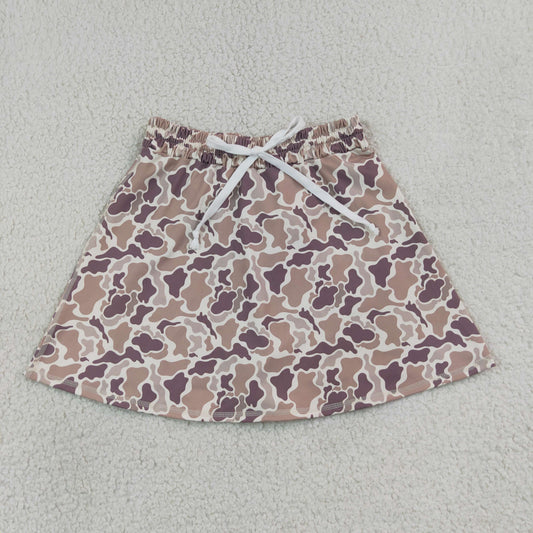 adult clothing active camo skort women skirt