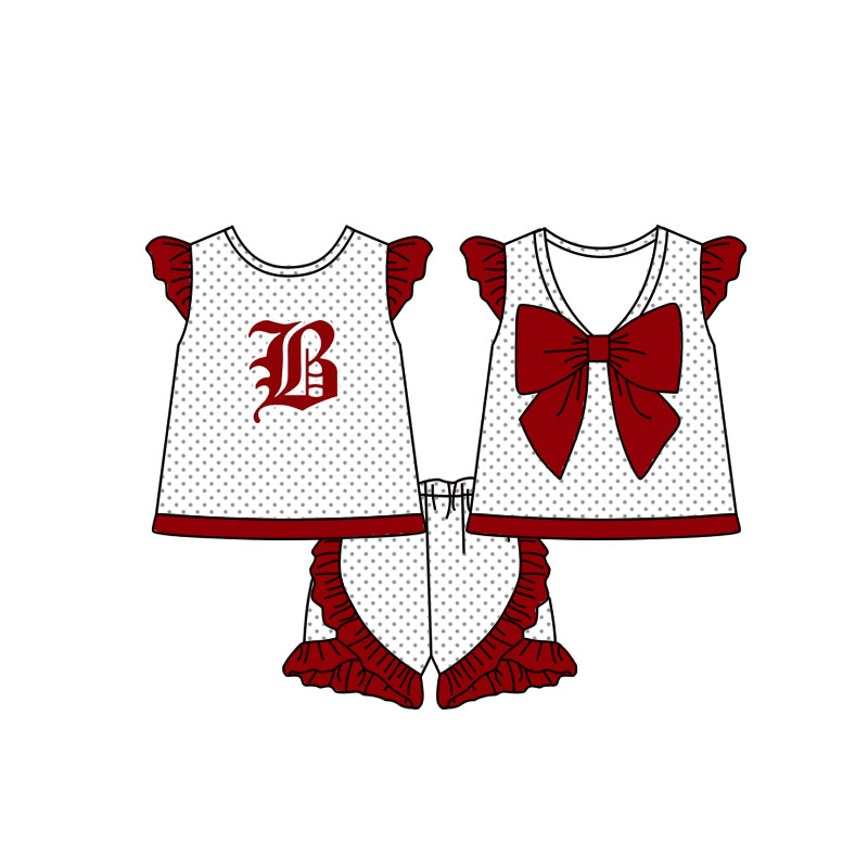 Custom order Alexis team pirates girl shorts set