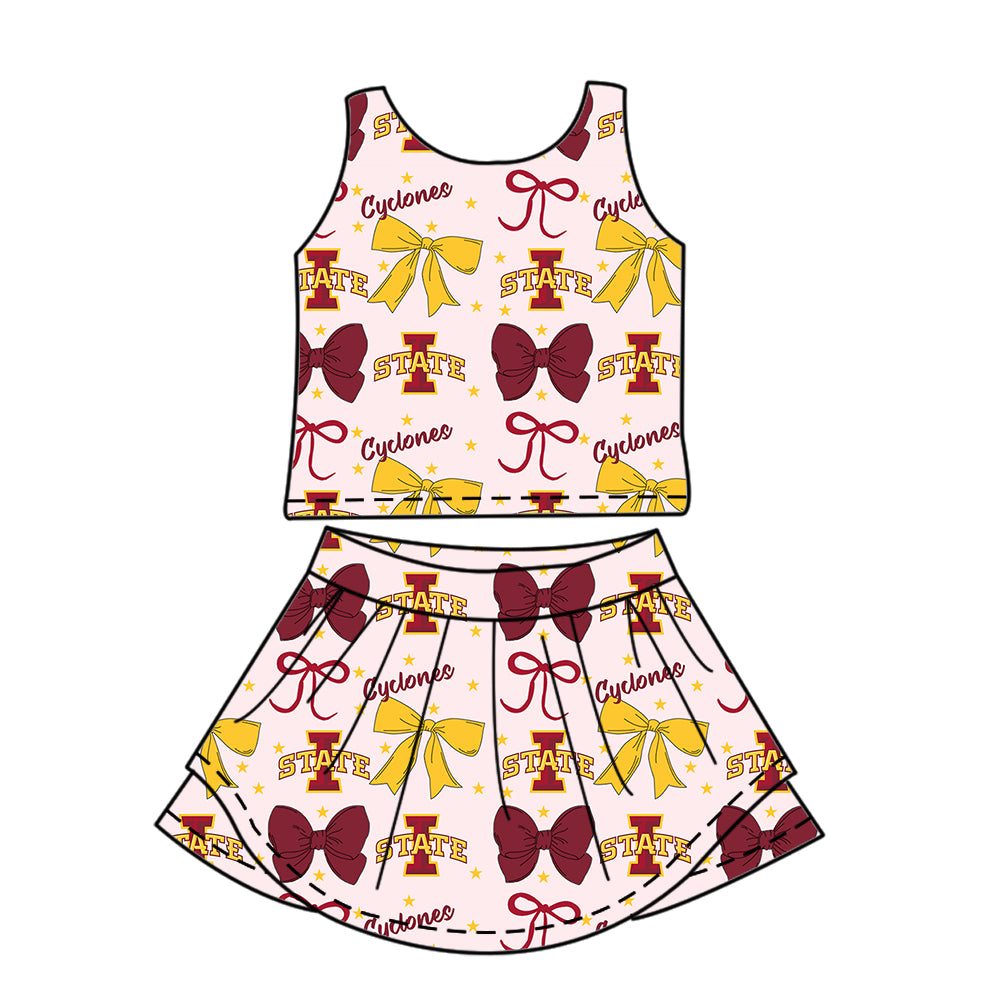 Custom  baby girl I team dress set  D 6.23