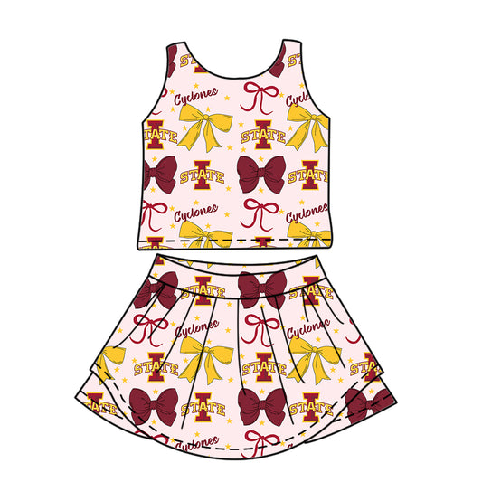 Custom  baby girl I team dress set  D 6.23