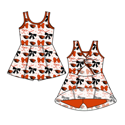 Custom  baby girl  O team dress   D 6.24