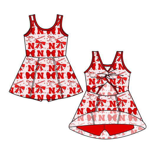 Custom baby girl Nebraska Cornhuskers team dress D 6.27