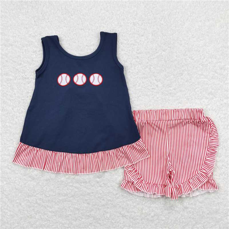 Match Baby Boys Girls Baseball Sleeveless Shirts Tops Shorts Sets  D 3.26