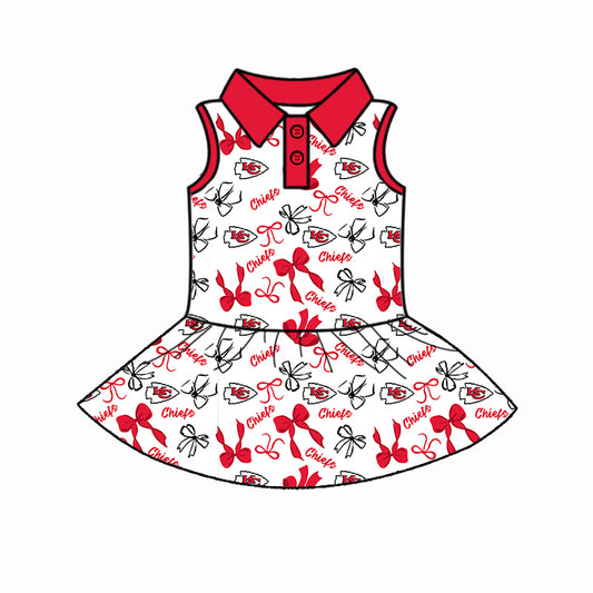 Custom Baby Girls team dress  D 6.5