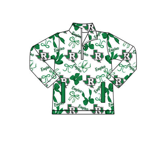 Custom Baby Kids Eagles Buttons Pullovers Tops D 818