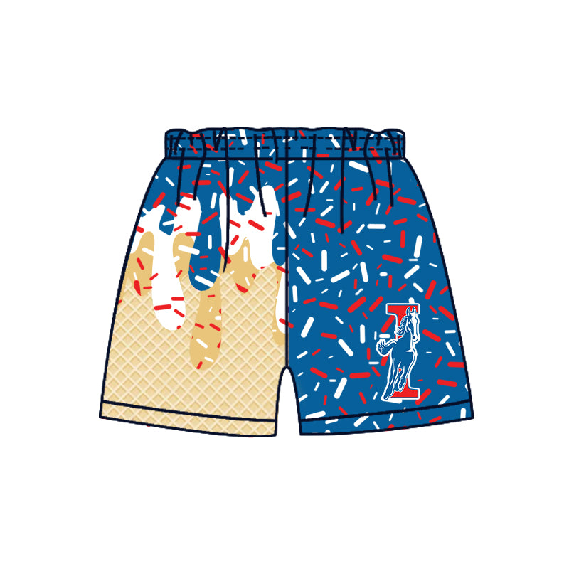 Custom Baby Boys Mustangs Team Long Top D 7.24