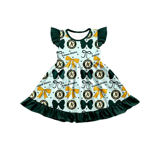 Custom Baby Girls Oakland Athletics dress D 6.20