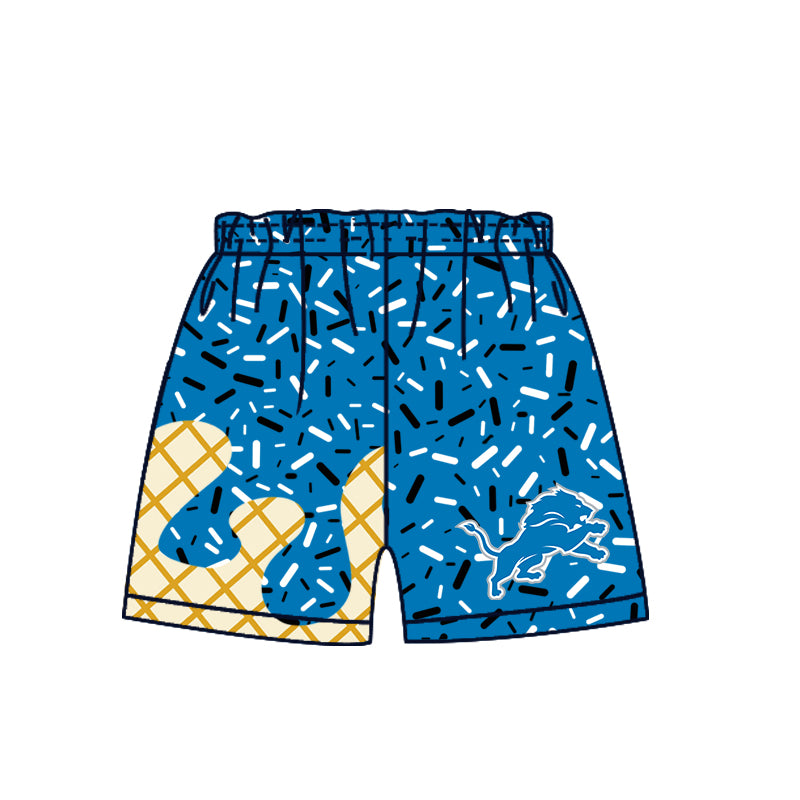 Custom LIONS boys team shorts D 6.19