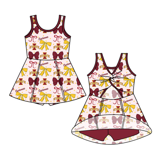 Custom  baby girl  I team dress set  D 6.23