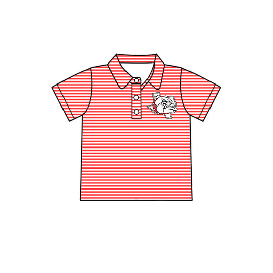 Custom Kids Boys Bulldogs team Shirt Top D 7.26