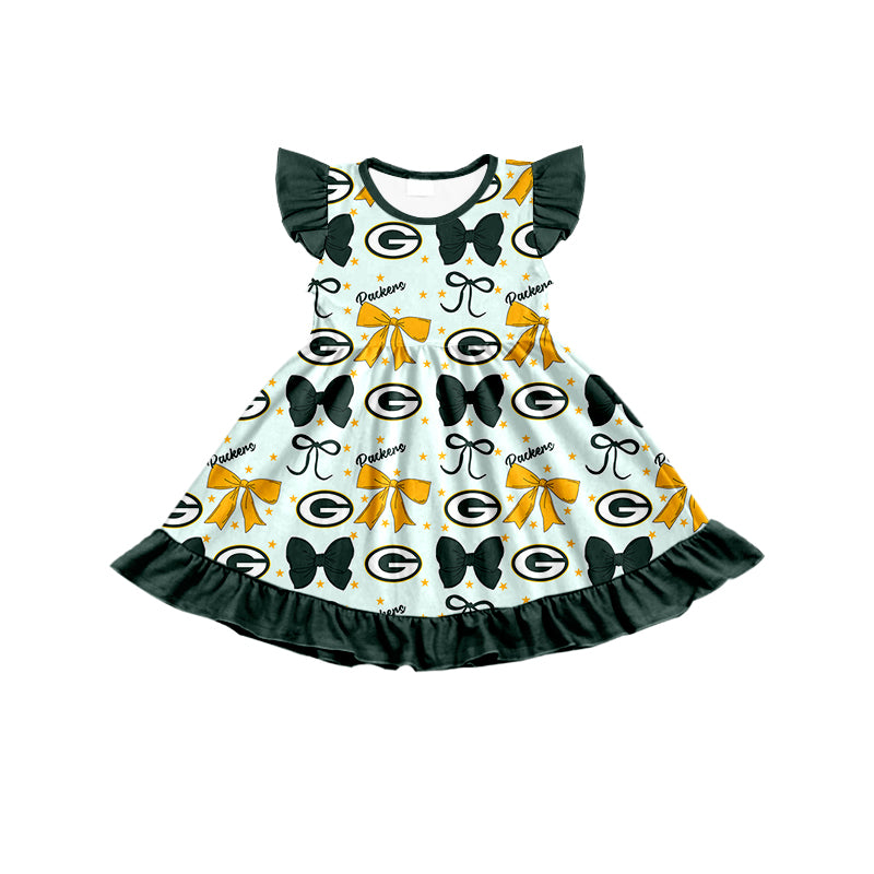 Custom  baby girl  Packers team dress  D 6.28
