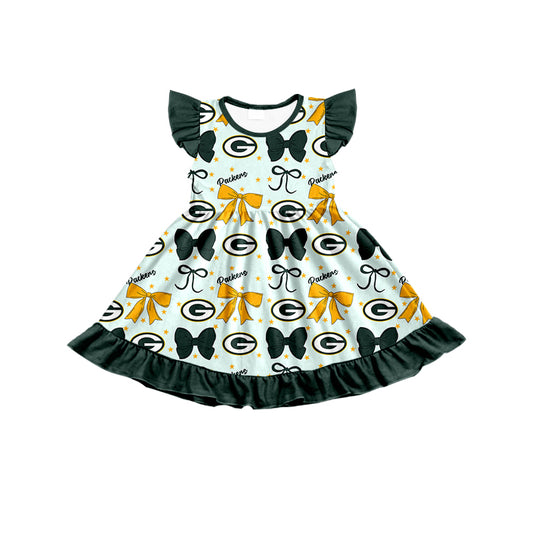 Custom  baby girl  Packers team dress  D 6.28