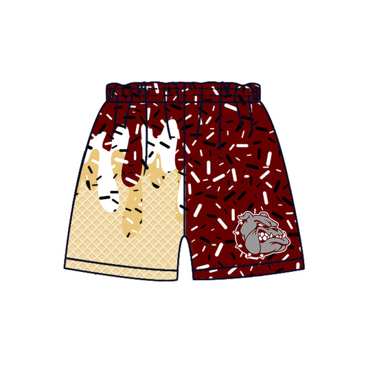 Custom  Baby Boys Bulldogs Team Sports Shorts D 8.1