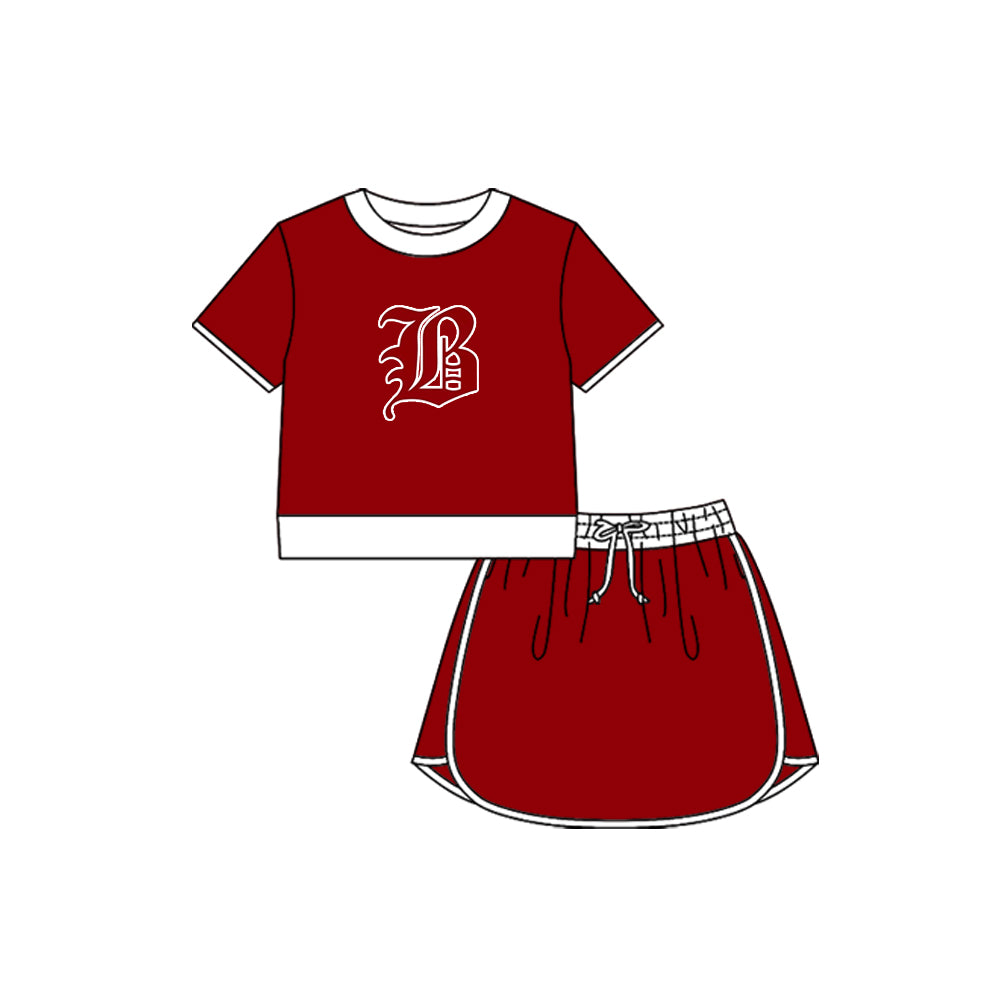 Custom order Alexis team pirates girl skort set