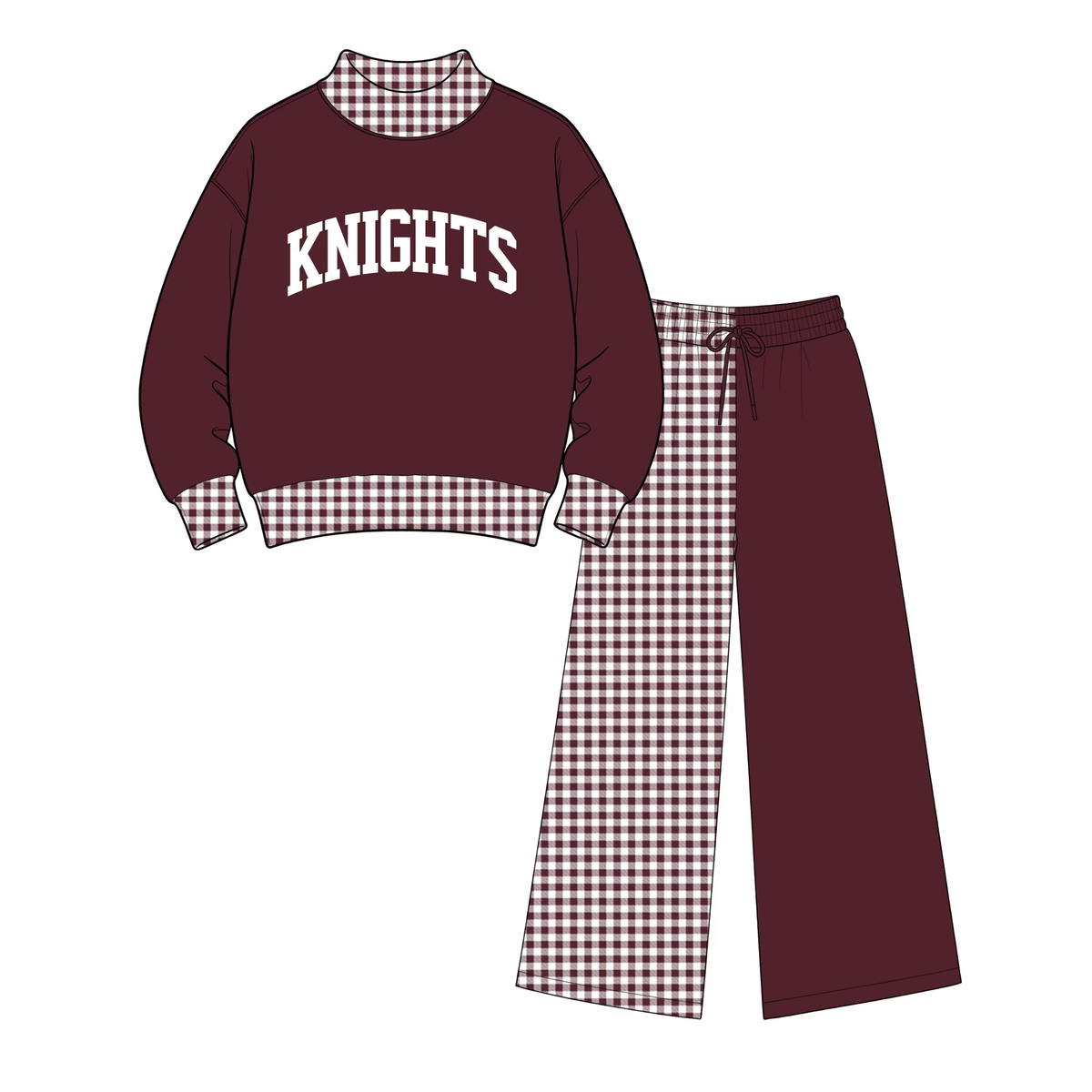 Custom order Hallie knights pants set adult