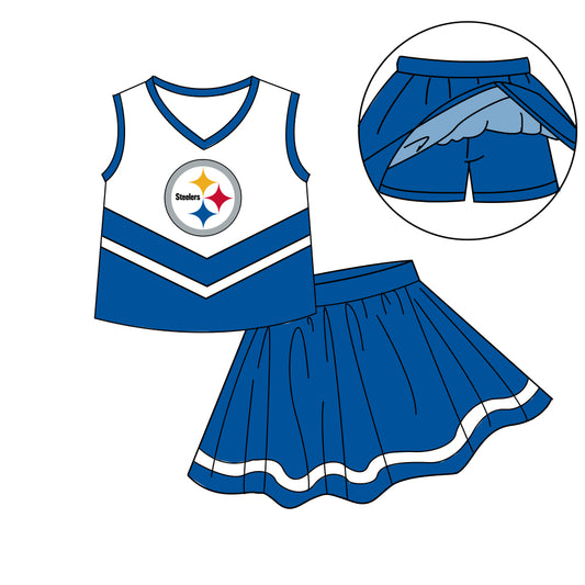 Custom  baby girls  Cheerleading dress set     MOQ3  D 7.11