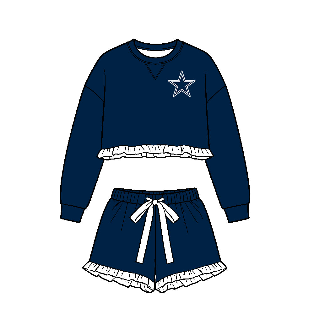 Custom order moq 5 cowboys team kids clothes
