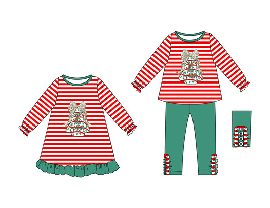 Custom match Christmas baby girls clothes D 6.7