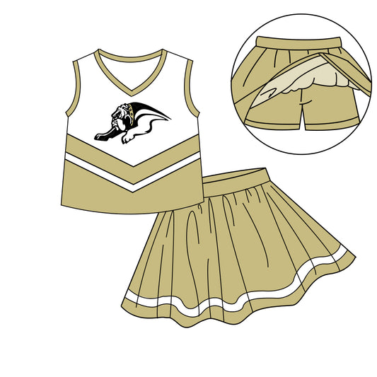 Custom  baby girls Cheerleading dress set     MOQ3  D 7.9