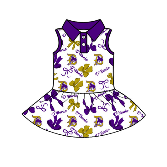 Custom Baby Girls DHanis Cowboys team dress   D 6.12