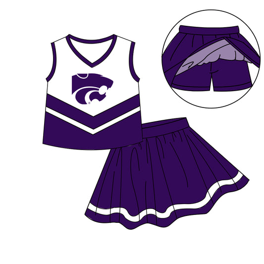 Custom  baby girls Cheerleading dress set     MOQ3  D 7.10