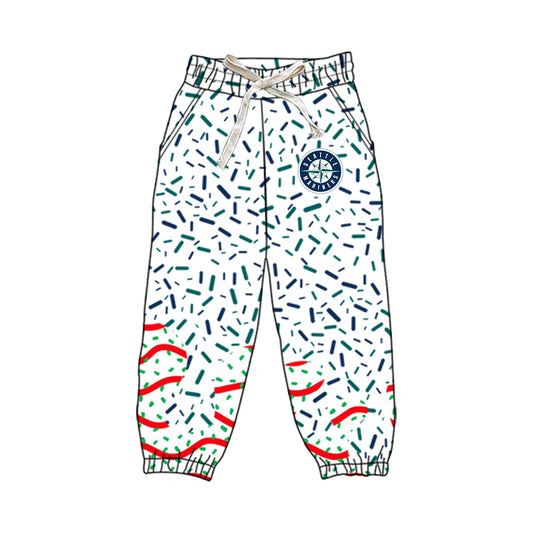 Custom seattle mariners boys team pants D 8.8