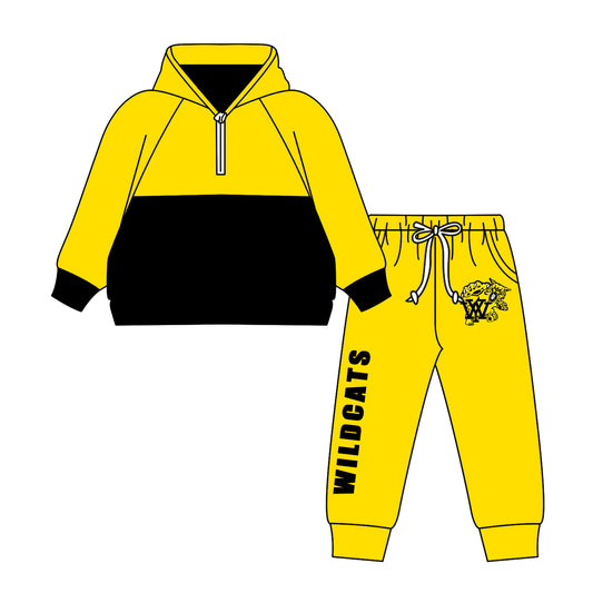 Custom  baby boys Wildcats Aztecs set     MOQ5  D 823