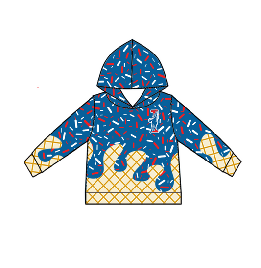 Custom Baby Boys Mustangs Team Long Top D 7.24