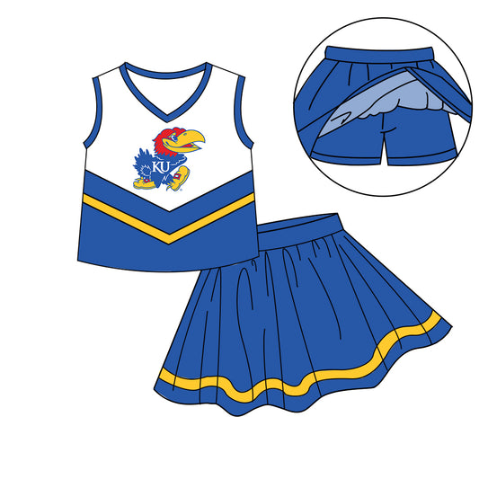 Custom  baby girls Cheerleading dress set     MOQ3  D 7.10