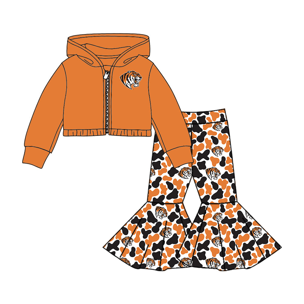 Custom  baby girls Trinity Tigers team set    MOQ3  D 8.5