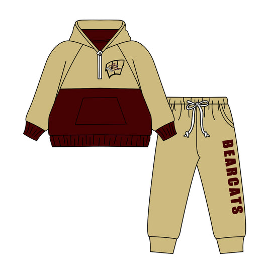 Custom  baby boys Bearcats set     MOQ5  D 825