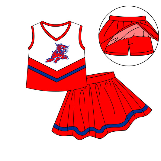 Custom  baby girls Cheerleading dress set     MOQ3  D 7.9