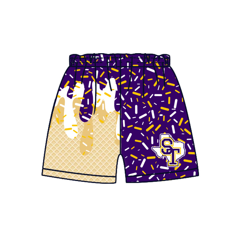 Custom  Baby Boys Bobcats Team Sports Shorts D 7.23