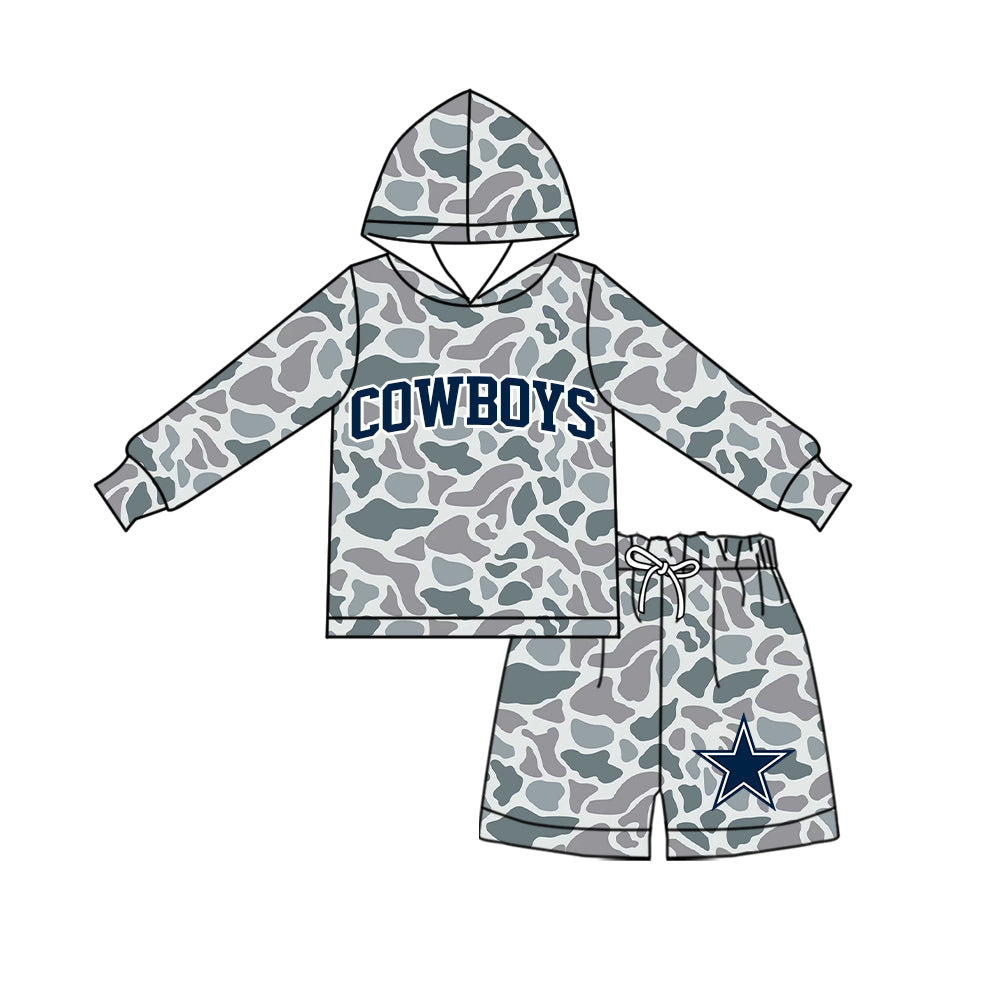 Custom order moq 5 cowboys team kids clothes