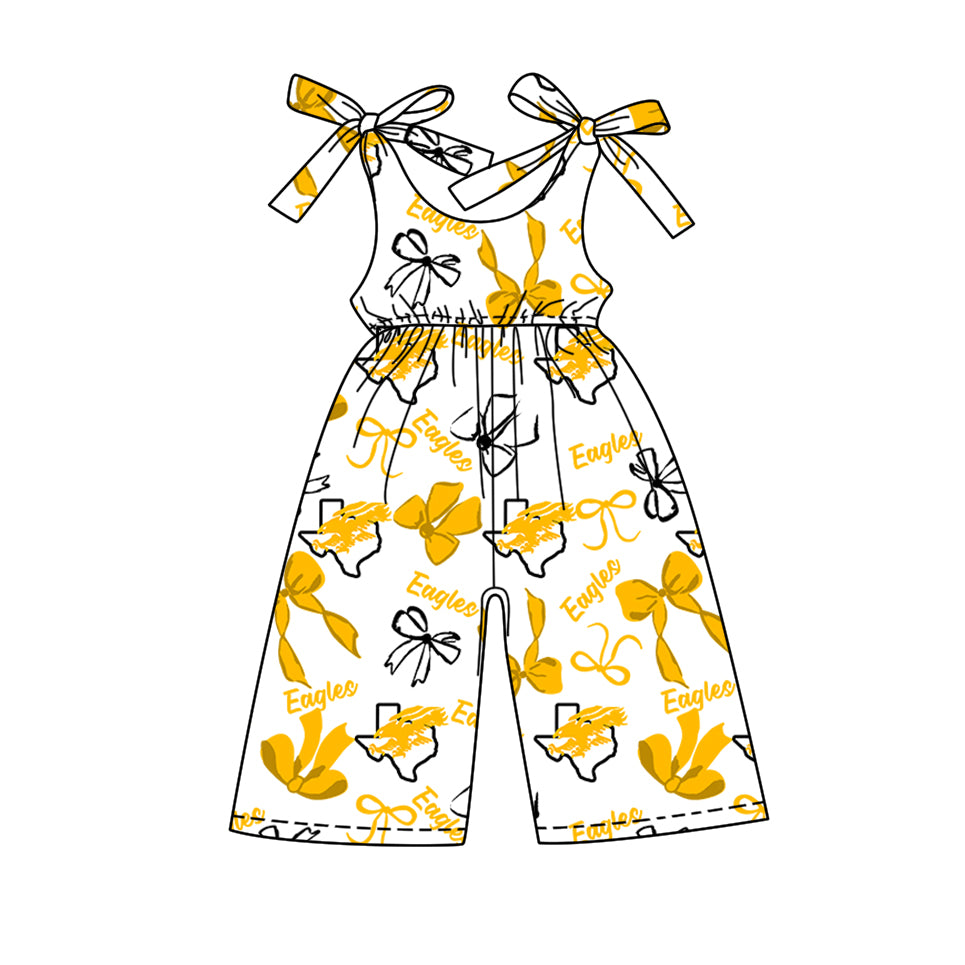 Custom  baby girls Eagles team jumpsuit    MOQ3  D 7.26