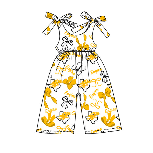 Custom  baby girls Eagles team jumpsuit    MOQ3  D 7.26