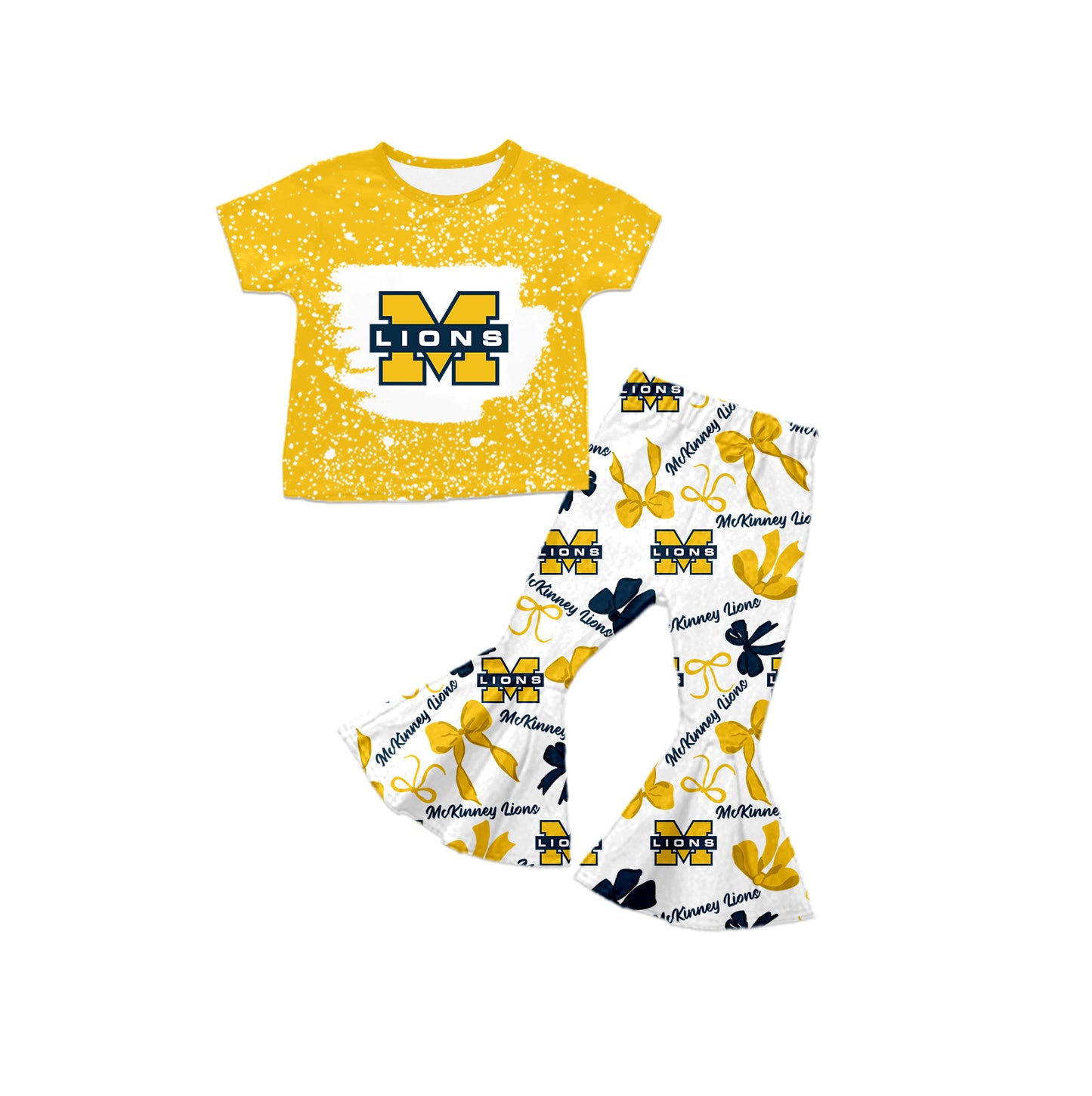Custom  baby girls McKinney-Lions set    MOQ3  D 7.23