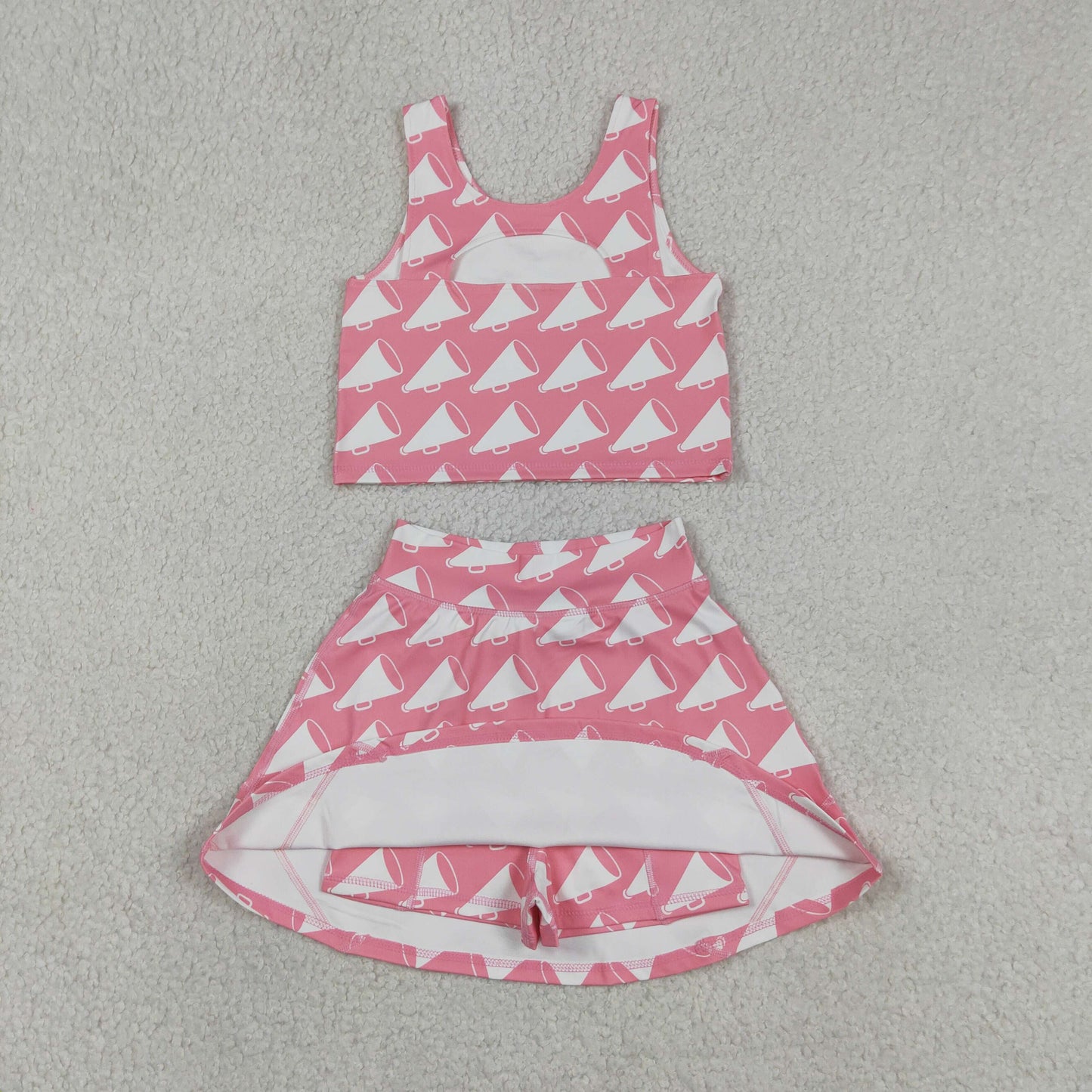 cheerleader tank skort athletic outfit girls clothes
