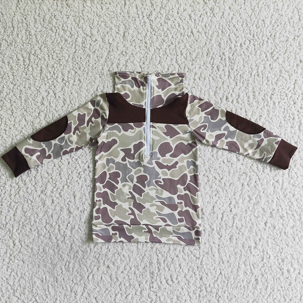 Match Baby Boys Camouflage Hunting Season Zip Pullovers Tops