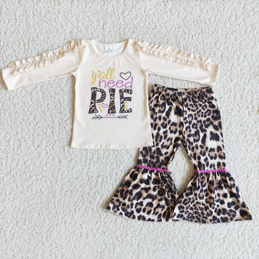 Y'all Need Pie Ruffle Cheetah Girls Fall Outfit
