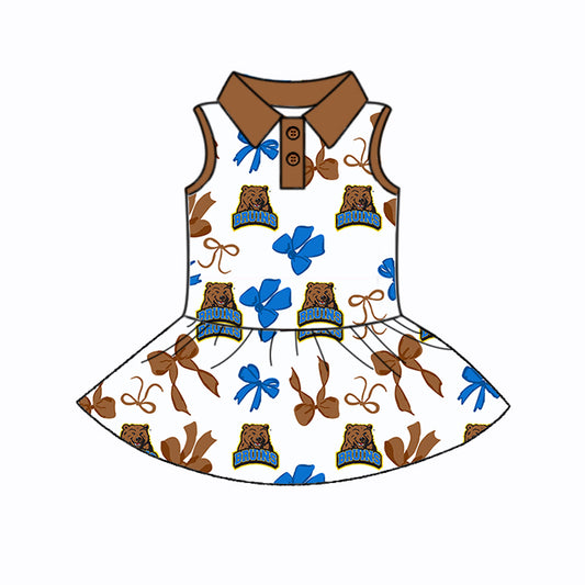 Custom Baby Girls ball team dress D 5.24