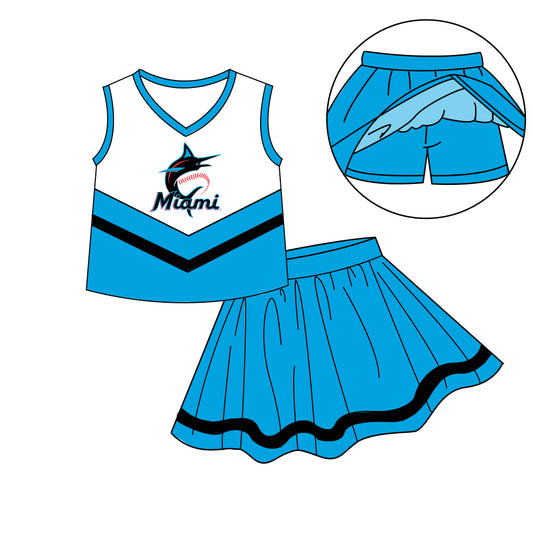 Custom baby girls Cheerleading dress set MOQ3 D 7.9