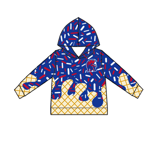 Custom Baby Boys Warriors Team Long Top D 7.23