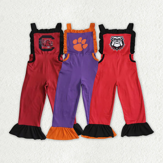 Sibling Baby Girls Team Summer Jumpsuits