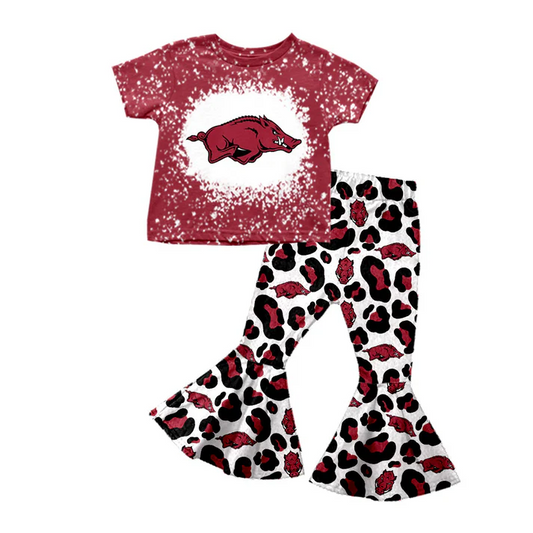 Custom  baby girl Arkansas set   D 7.2