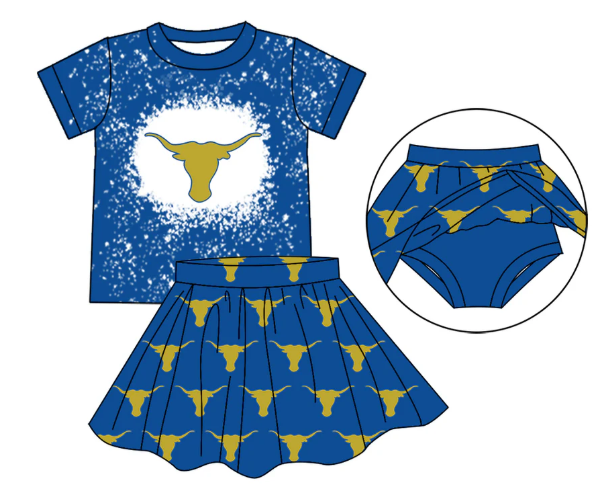 Custom  baby girl team dress set   D 7.2
