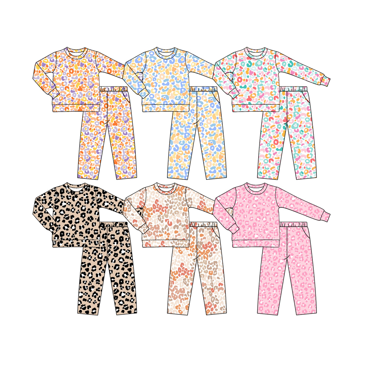 Pre order leopard girls clothing