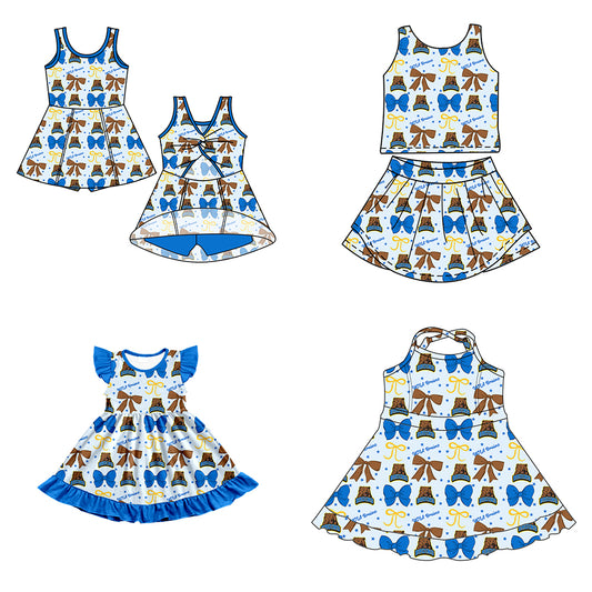 Custom  baby girl U B  team dress  D 6.26